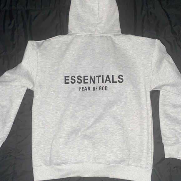 Essentials-style Oatmeal Hoodie 1:1 Replica | Unisex | Size: Medium - Picture 3 of 6
